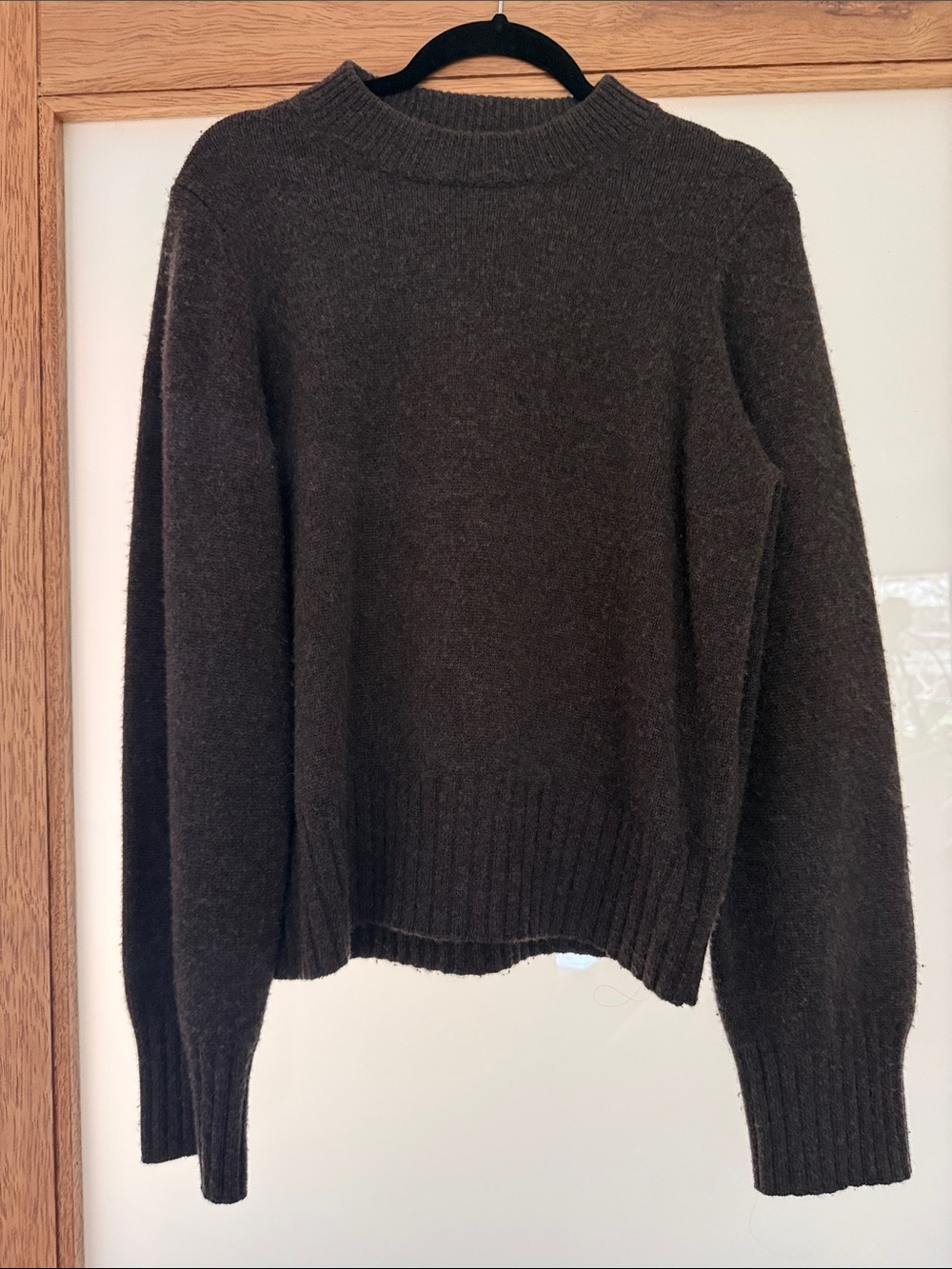 Reformation Women's Brown Crewneck Sweater